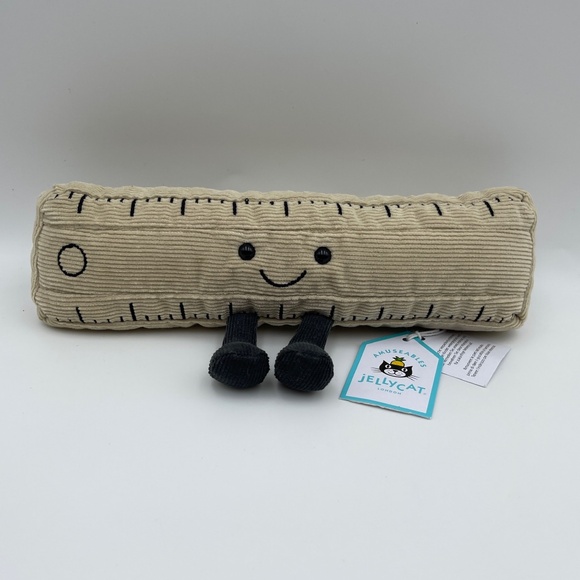 BNWT RARE Jellycat Amuseables Ruler Small Plush Stuffed Animal school super cute - Picture 1 of 6